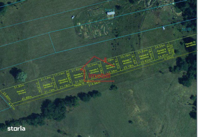 Teren pentru casa de vacanta Cluj cu acces asfaltat și infrastructură