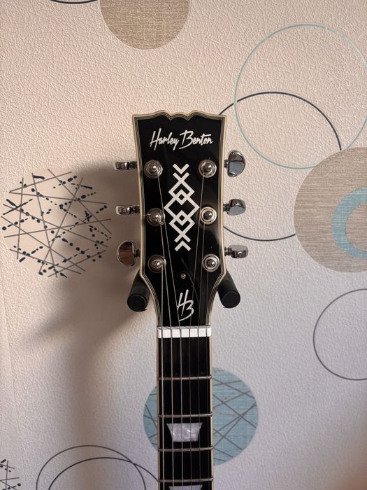 Chitara electrica Harley benton DC Custom II Cherry