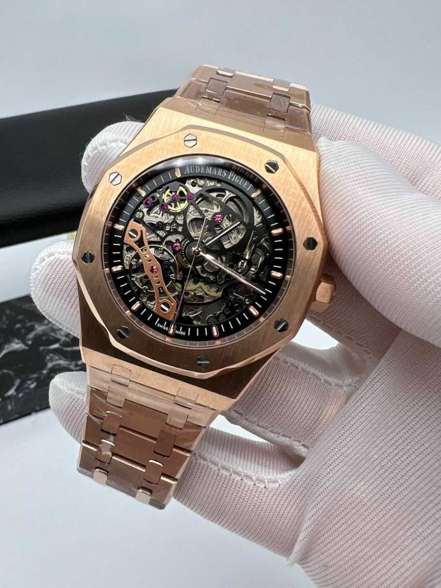 audemars piguet royal oak skelton gold/silver