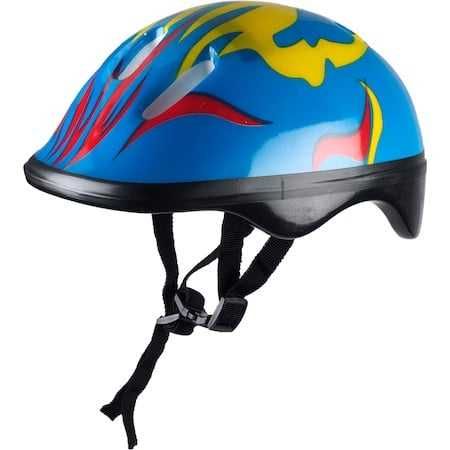 Casca protectie Albastra ActionOne Flames , marime 52-54 cm