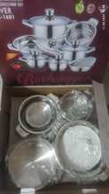 Oale și tigai INOX -2 seturi complete noi BACHMAYER- 400 lei - 1 SET