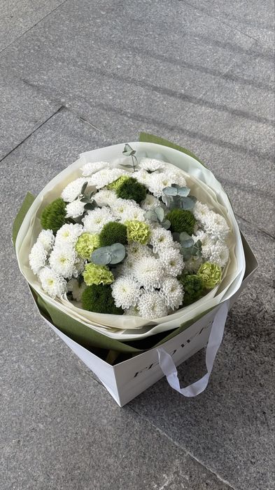 Объемный букет как раз для осени