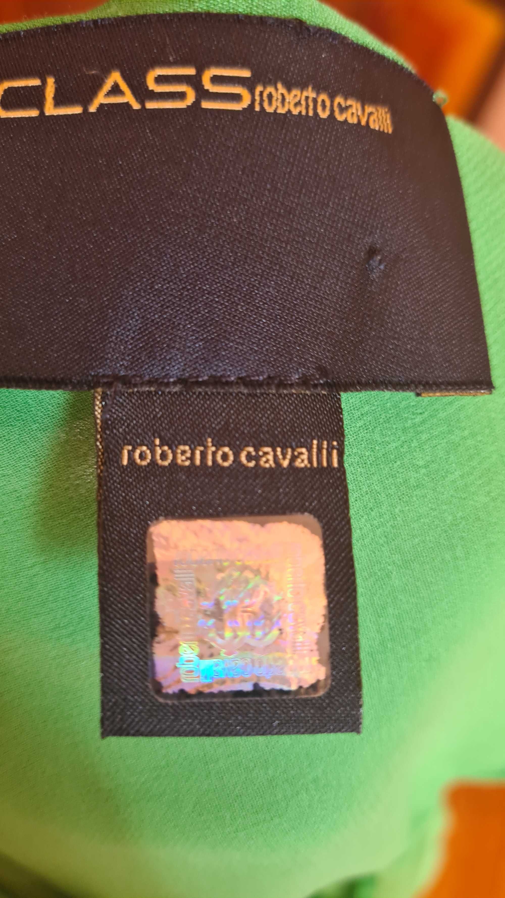 Roberto Cavalli зелена рокля