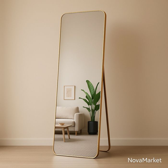 Зеркало напольное 60×165 см GOLD