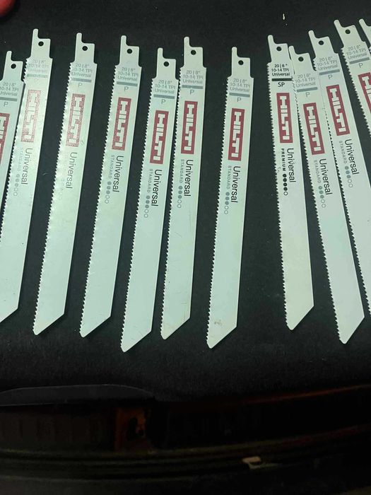 Hilti и Bosch ножове за саблен трион 10–14 TPI Universal (оригинални)
