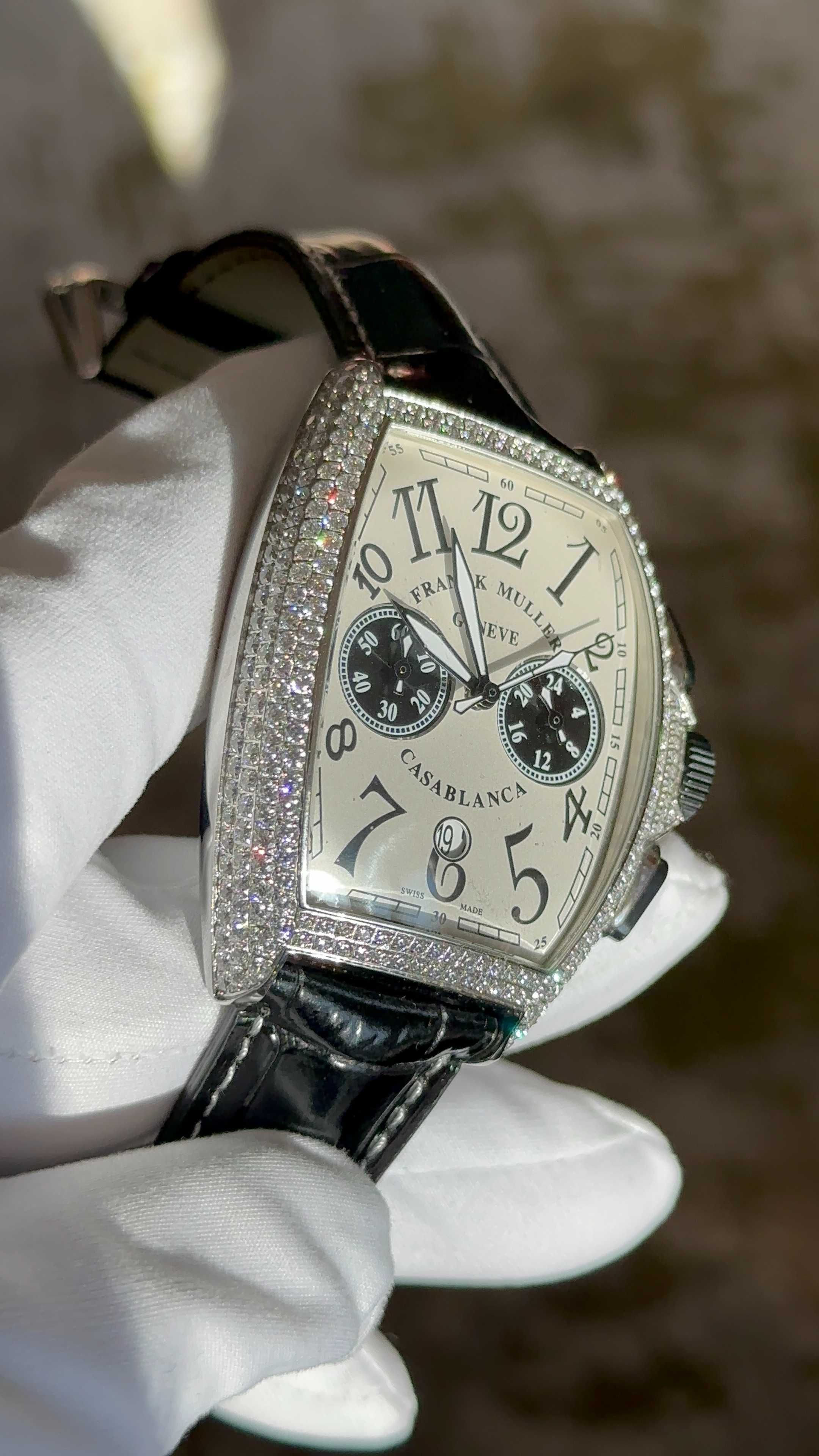 Franck Muller CASABLANCA Full Pietre Chrono Baterie