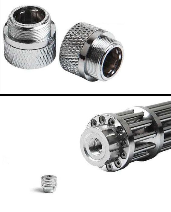 Мощен Фокусиращ Лазер Акумулаторен Военен Лазер 100mW 18650 2х16340