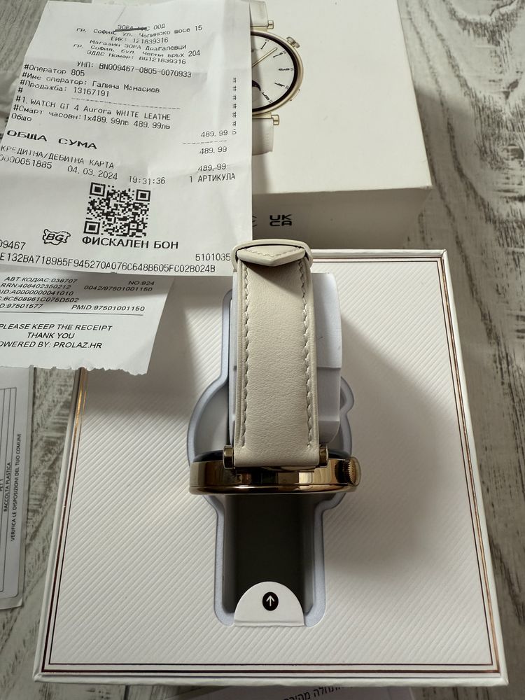 КАТО НОВ Huawei Watch GT 4 Гаранция ЗОРА