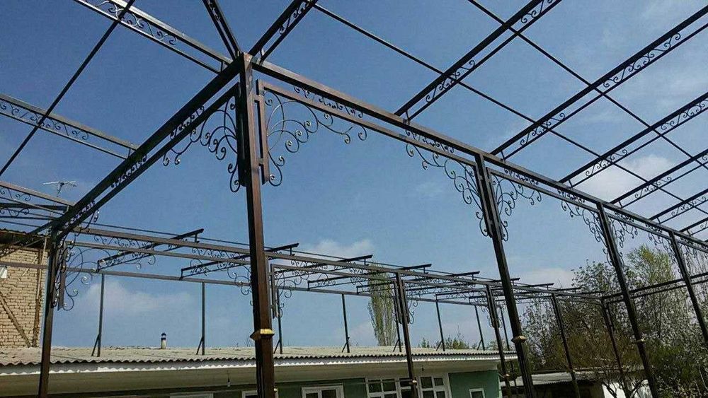 barcha turdagi metall kansturuksia xizmati issiqxona, tom, naves