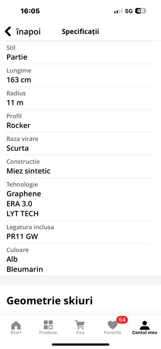 Ski Head V2 163 cm + Bete 125 cm