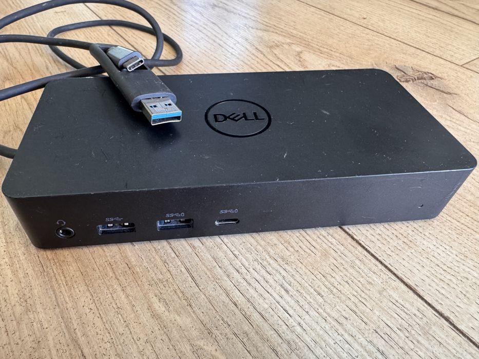 Docking Station Dell D6000, USB-C si USB 3.0, cu incarcator original