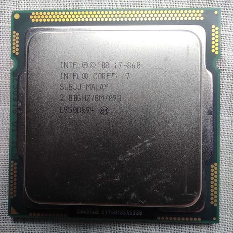 Procesor I7 860 soket 1156 si 2 memorii RAM corsair 8Gb 1866 Mhz