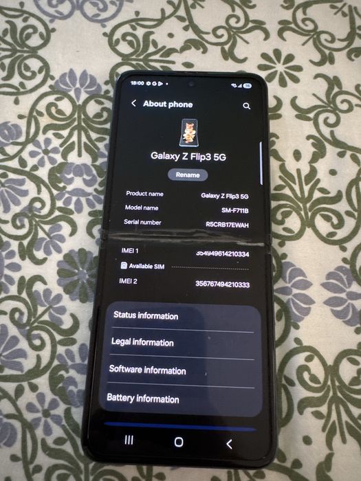 Recarosare Flip3 256gb ecran defect