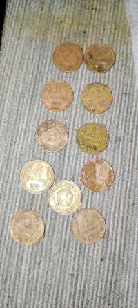 Монети 1 стотинка 1974 и 1 стотинка 1989