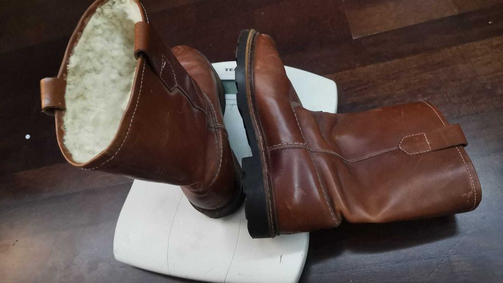 cizme piele 100% nr  42 Camel Boots