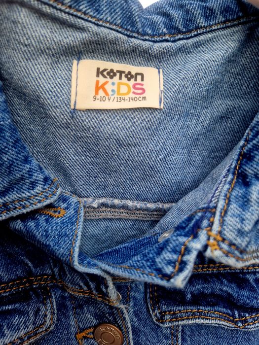 Sarafan jeans koton 9-10 ani