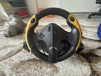 Volan gaming MYRIA MG7400 PS3/PS4/PC/XBOX ONE cu schimbator si pedale