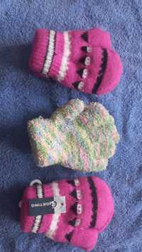 Варежки и перчатки для малышек
