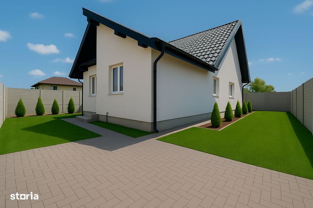 Casă cu 3 dormitoare și curte spațioasă cu acces rapid către BucureștI