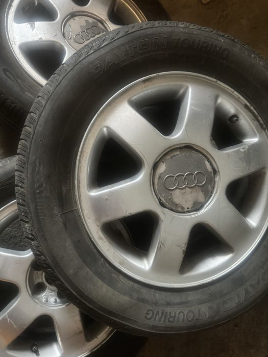 Алуминиеви джанти 5х100 + гуми 195/65/R15