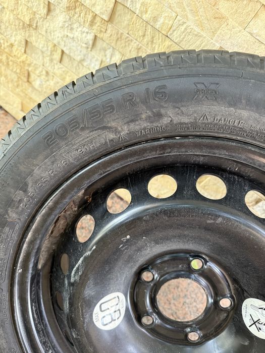 Roată de rezervă Michelin Energy Saver – 205/55 R16 pe jantă tablă