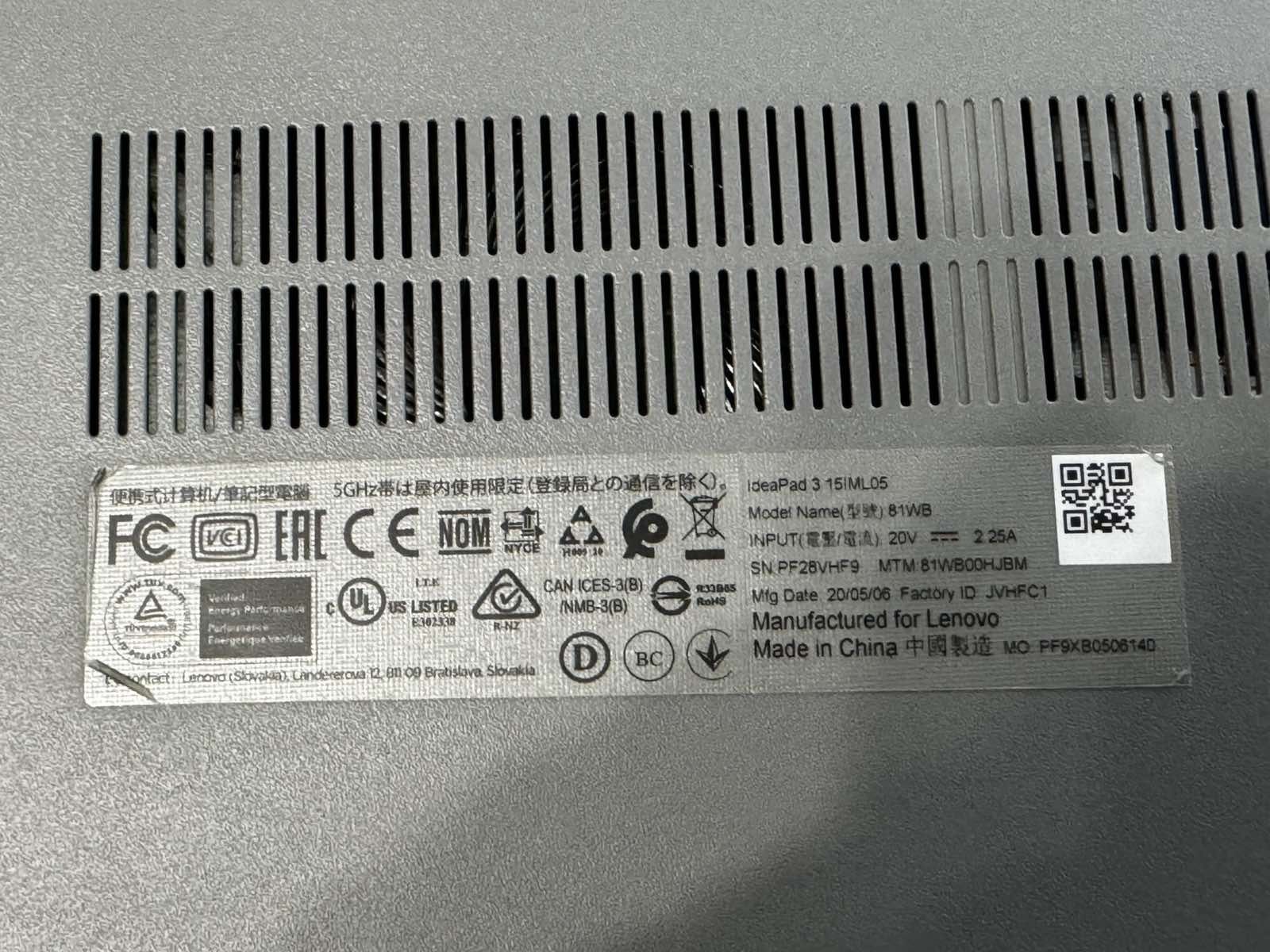 Лаптоп Lenovo Ideapad 3