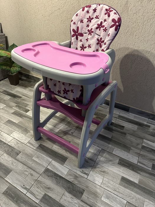 Vand scaun de masa 2 in 1 pentru bebelusi si copii
