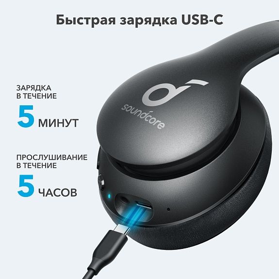 Беспроводные наушники Anker Soundcore Life 2 Neo Black