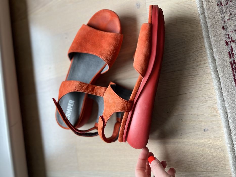 Sandale Camper 40, piele intoarsa, transport gratuit