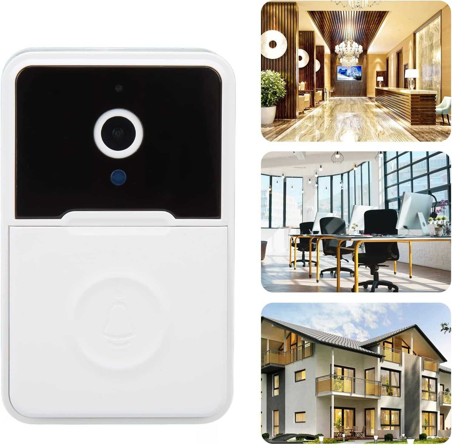 Tangxi Интелигентен  Bluetooth  видео звънец, 60° изглед