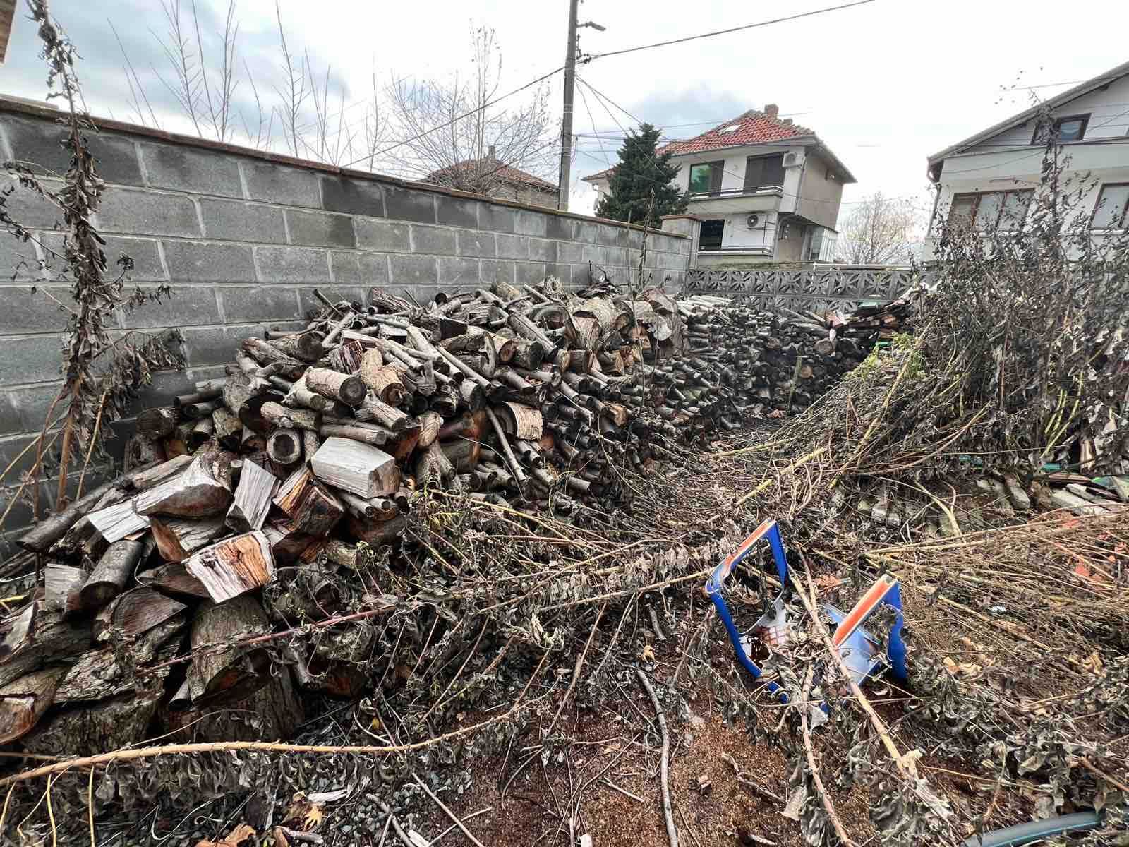 Дърва за огрев, нарязани