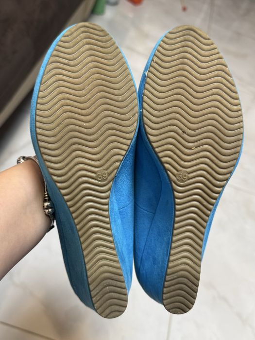 Обувки/39 номер/на платформа/сини