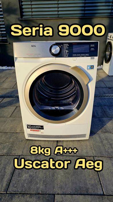 Uscator de haine Aeg seria 9000 A+++ 8kg