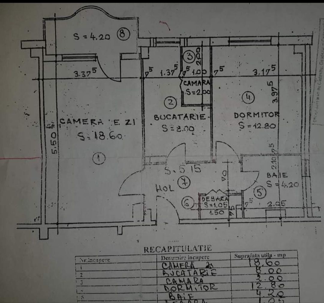 Vand apartament 2 camere zona industriala Tecuci