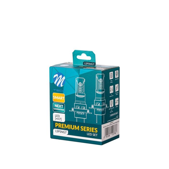крушки фар диодни led set m-tech premium smart ng h7 12v 70w ...
