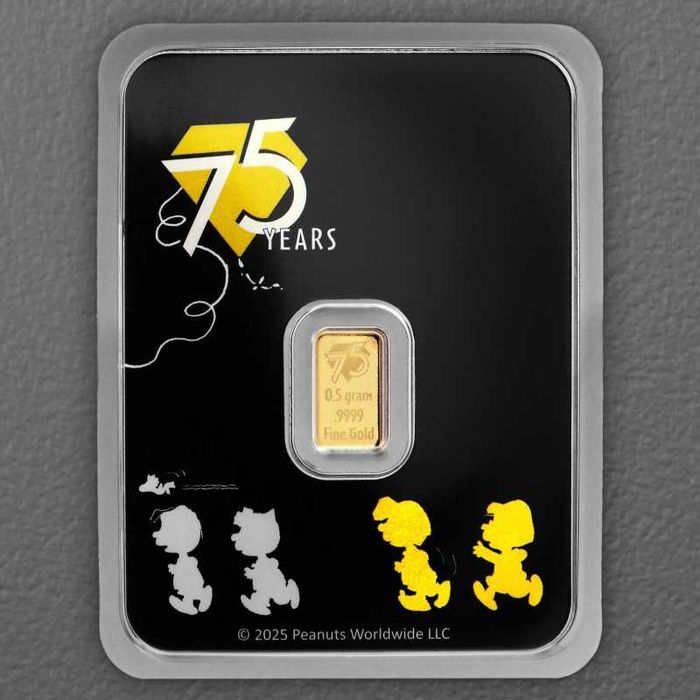 Златно кюлче 0.5 гр. Pamp Фъстъчетата 75 годишнина