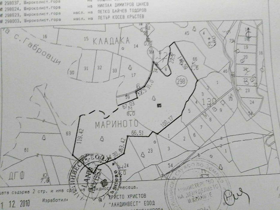 продавам обширна гора