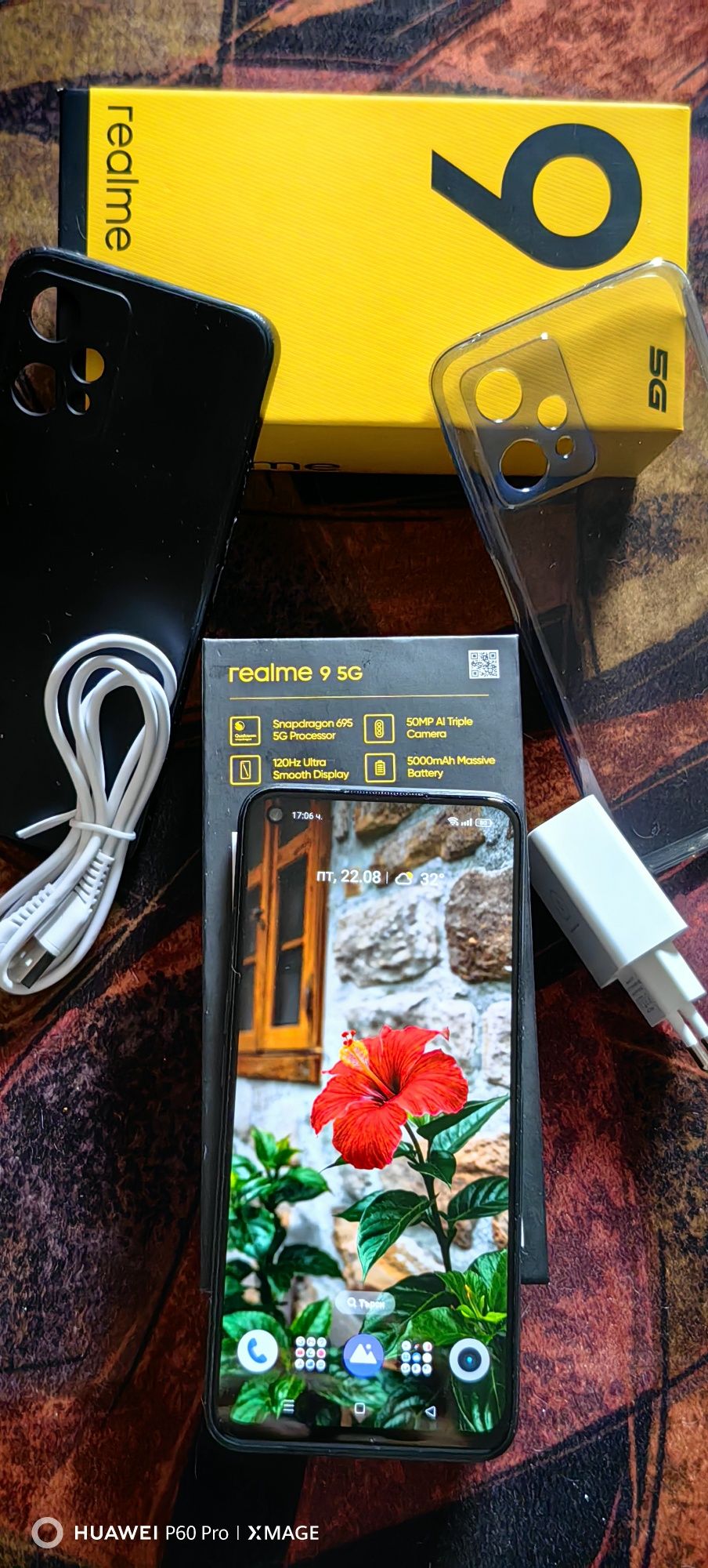 REALME 9 5G-ПЕРФЕКТЕН.6.5"AMOLED 120Hz.Smooth Display