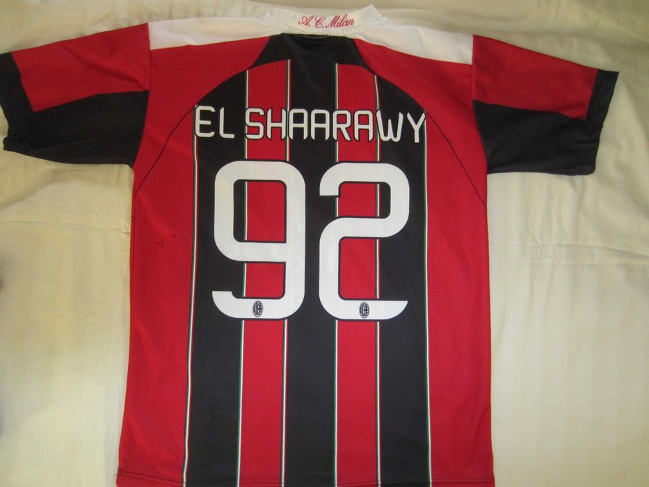 Tricou fotbal  El Shaarawy AC Milan, masura S-M, poliester, imprimat