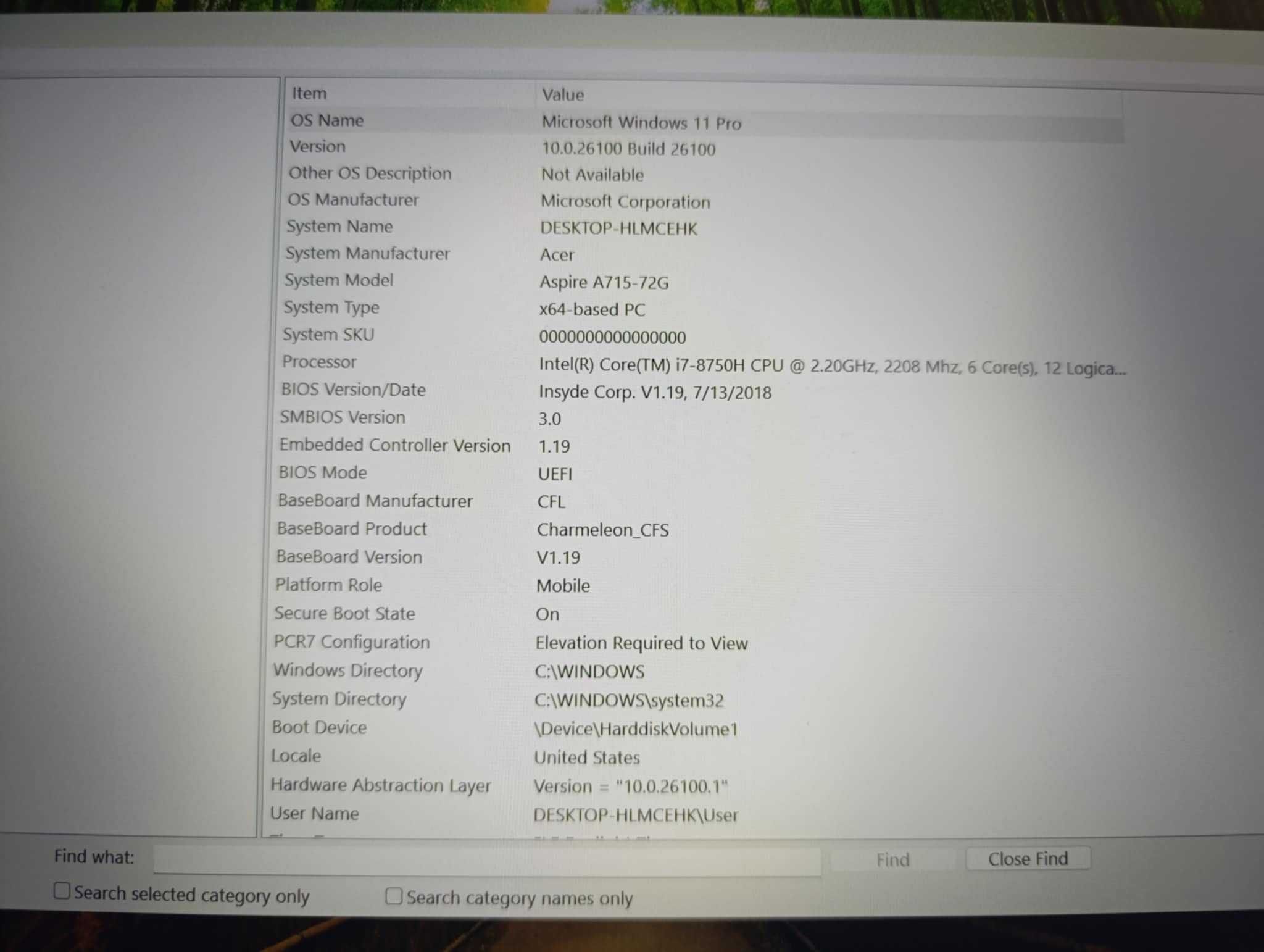 Лаптоп Acer Aspire Full HD 15.6'' Core i7-8750H/1TB/250GB/32GB/GTX1050