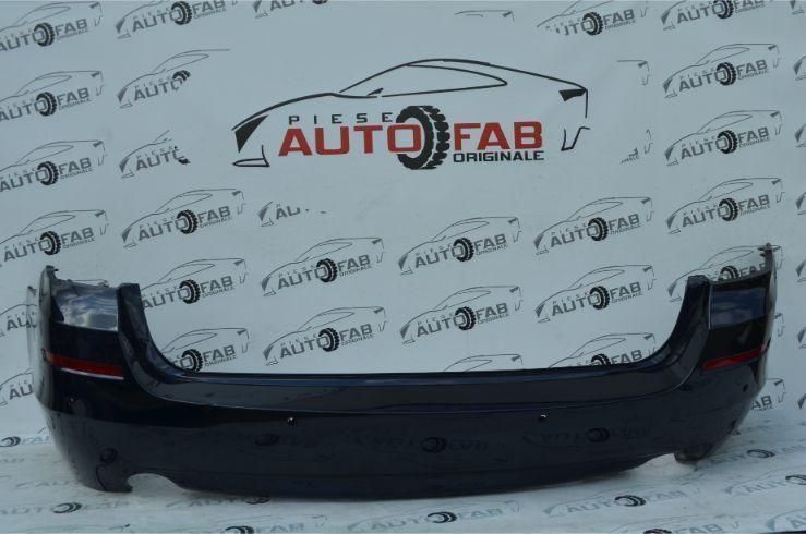 Bara spate Bmw seria 5 combi F11 an 2010-2017 cu gauri pentru Parktronic, evacuare dubla
