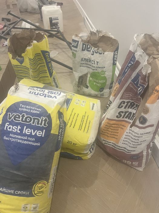 Наливной  пол и остатки