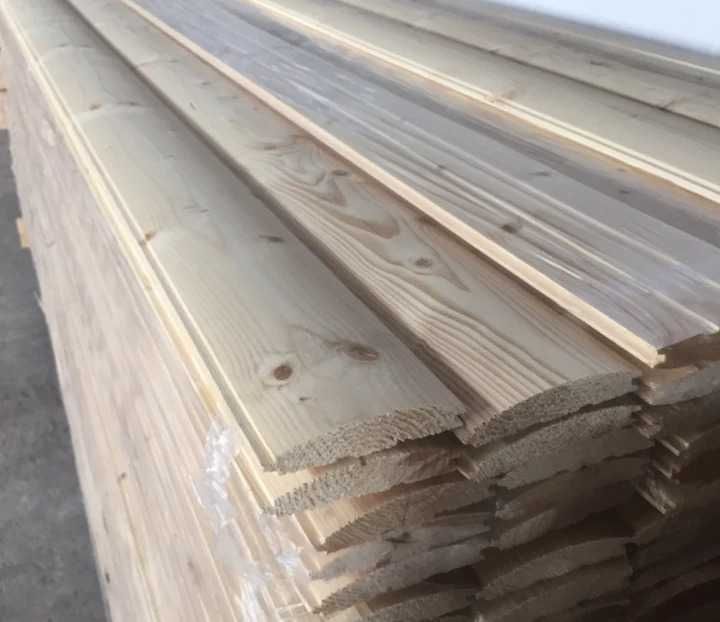 Дървена ламперия, сачак Блок Хаус 20х96х4000мм AB (1 клас); смърч