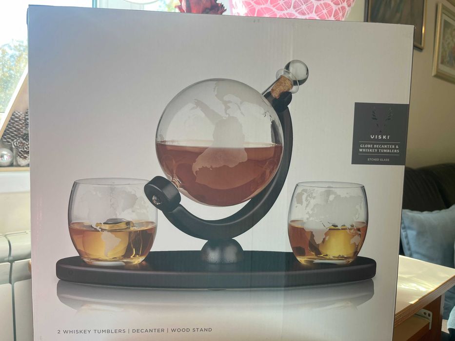 голям комплект за уиски 2 броя чаши