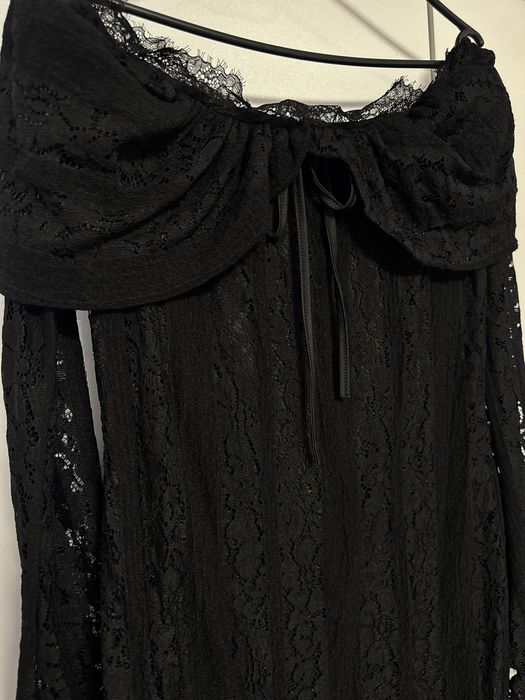 Rochie lungă neagră, elegantă, tip sirenă