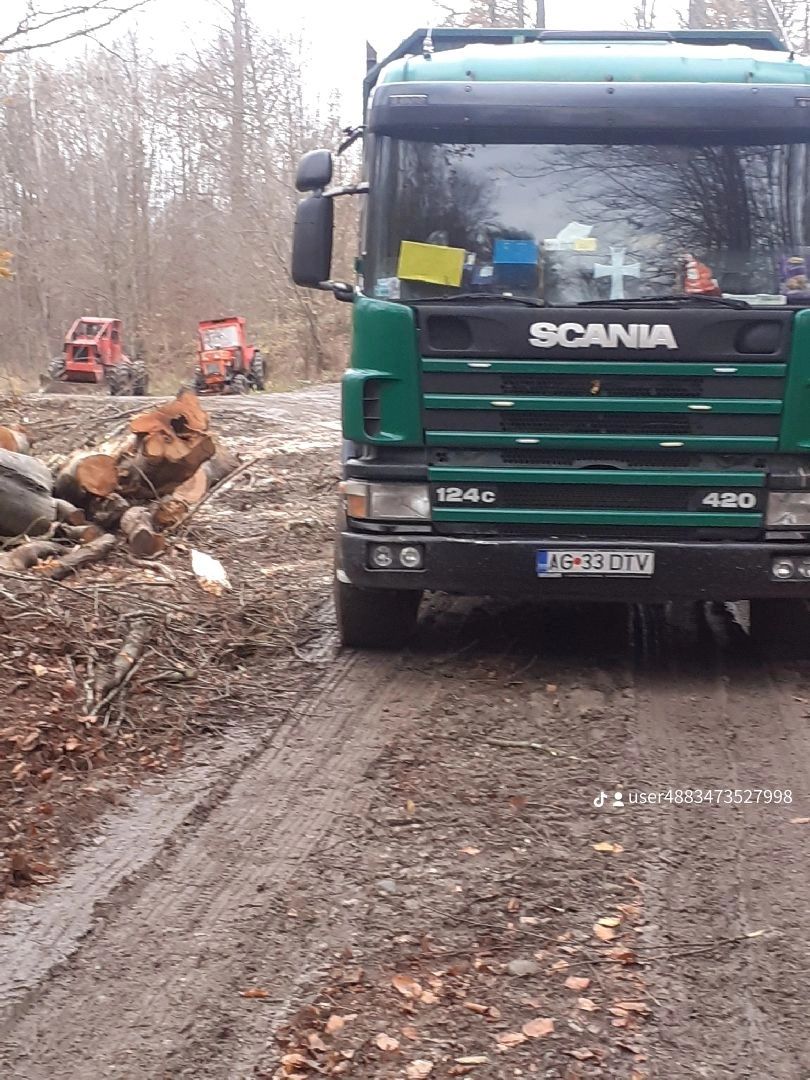 Camion forestier Scania 6×4