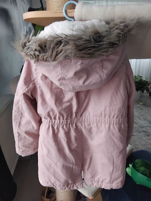 Geaca parka H&M fetite 110 cm