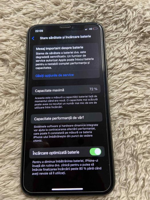 Se vinde iphone 11 pro 256 GB telefonul este ca nou