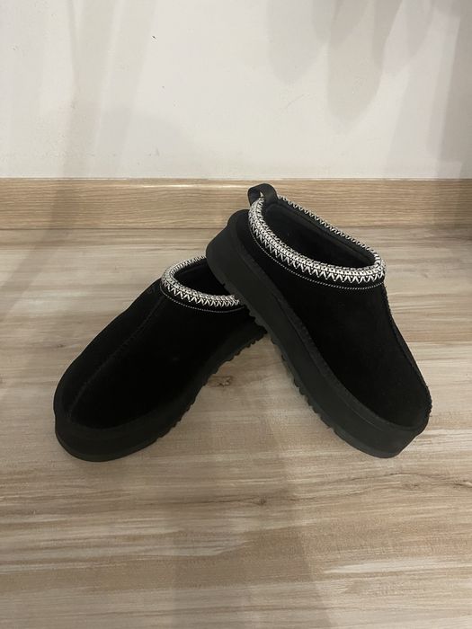 Угги черные короткие