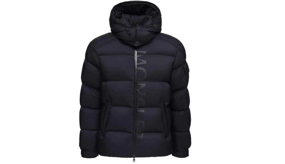 Moncler MAURES Black мужской зимний пуховик. Мужская куртка.